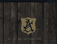 Tablet Screenshot of anandarestaurant.net
