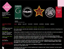 Tablet Screenshot of anandarestaurant.ie